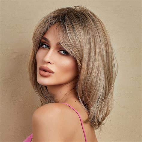 dark ash blonde wig